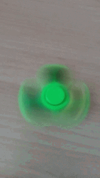 Green Fidget Toy Spinning