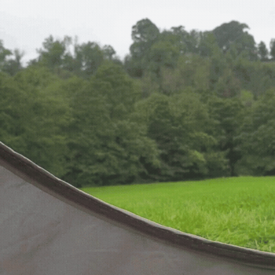 Green Field And Trees GIF