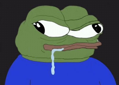 Green Frog In Blue Shirt GIF