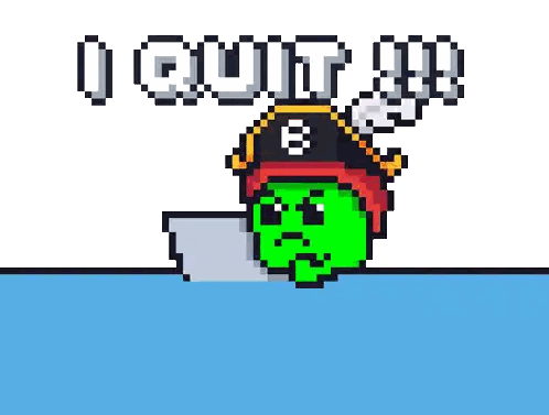 Green Frog In Pirate Hat Outlaw Sticker