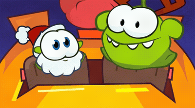 Green Frog Looking Up At Starry Sky GIF