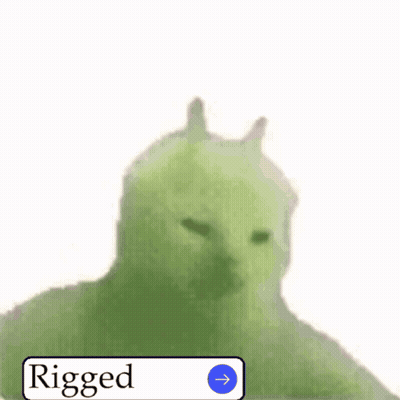 Green Frog Rigged GIF