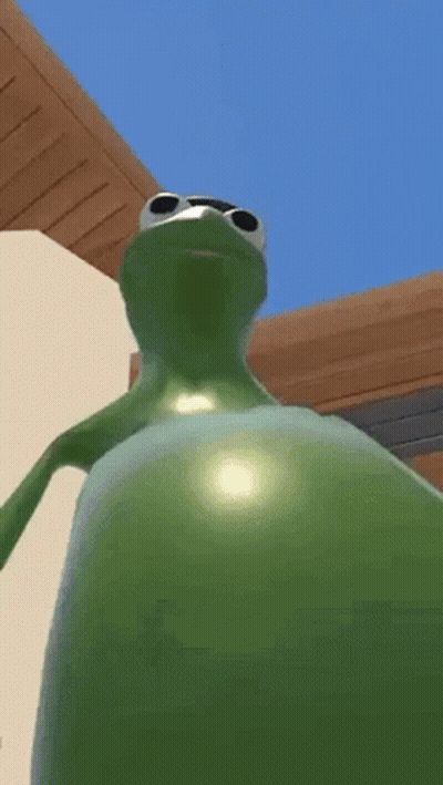 Green Frog With Sunglasses GIF