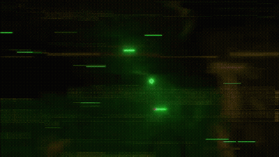 Green Glowing Sign Saying Teşekkür GIF