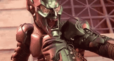 Green Goblin Holding Gun GIF