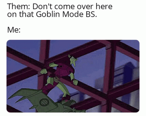 Green Goblin Riding Motorcycle On Top Of Building GIF