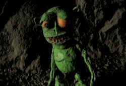 Green Goblin Shark In Cave Freaking GIF