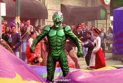 Green Goblin Spiderman Surrender GIF