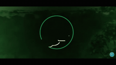 Green Guara Logo With Dog In Circle GIF