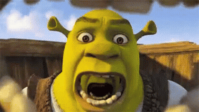 Green Gummy Bear Standing In Clouds GIF