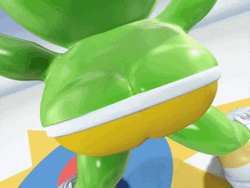 Green Gummy Bear Twerking GIF