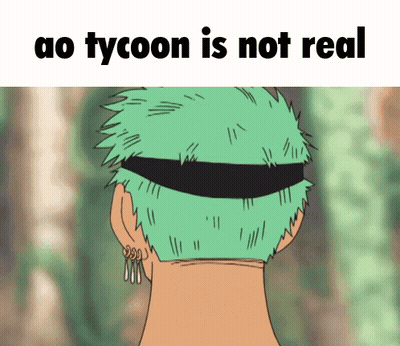 Green Hair Man Saying Ao Tycoon Is Not Real GIF