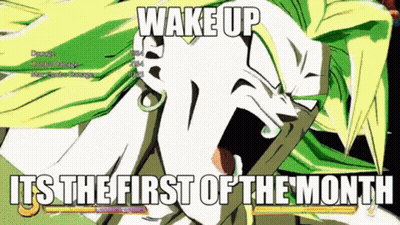 Green Haired Character Saying Wake Up GIF