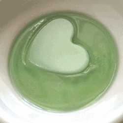 Green Heart Melting GIF