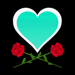 Green Heart Red Roses