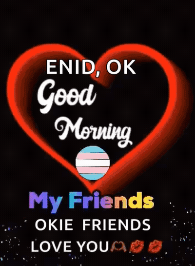 Green Heart Saying Good Morning Friends GIF