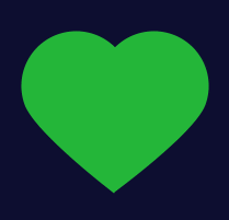 Green Heart Tunnel GIF