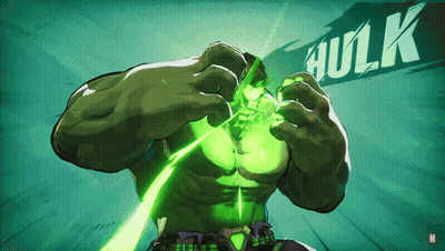 Green Hulk With Hulk Text GIF