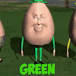 Green Humpty Alexander Dumpty