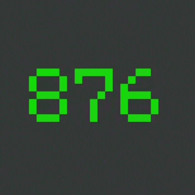 Green Infinity Sign On Black GIF