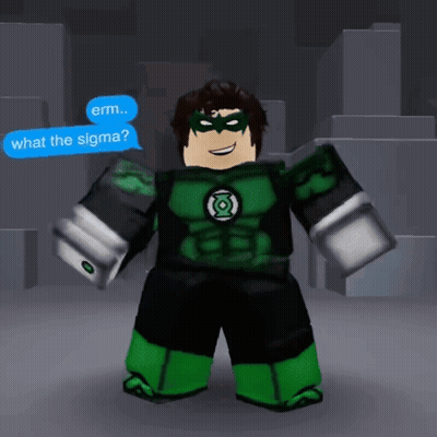 Green Lantern Saying What The Sigma GIF