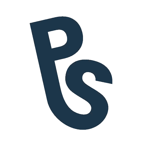 Green Letter PS Sticker