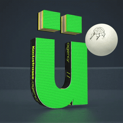 Green Letter U Agency GIF