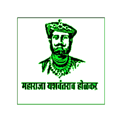 Green Maharaja Drawing With Crown Sticker