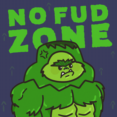 Green Monster No Fud Zone GIF