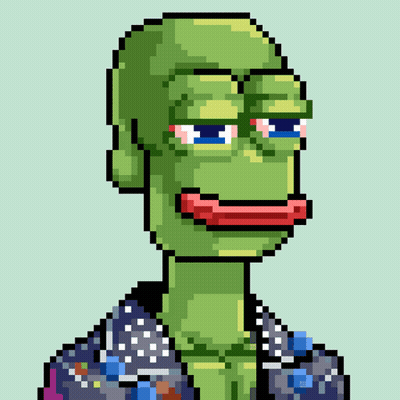 Green Monster Pixel Art With Huge Mouth GIF