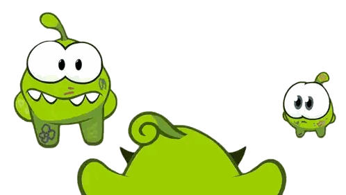 Green Monster With Face Tattoo Sticker