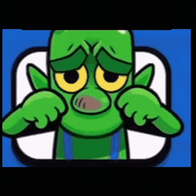 Green Monster With Yellow Eyes GIF
