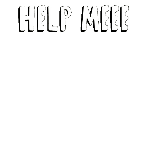 Green Penguin Saying Help Meee Sticker