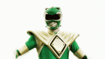Green Power Ranger Scratching Head GIF