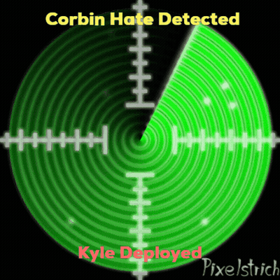 Green Radar Screen Corbin Hate Detected Kyle Deployed