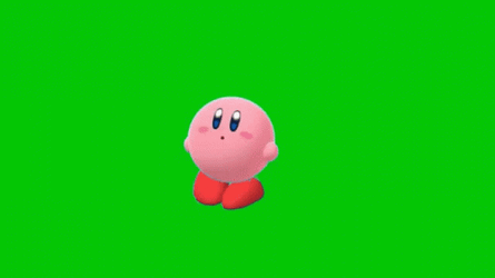 Green Screen Kirby Dancing GIF