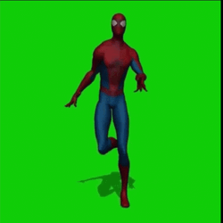 Green Screen Spiderman Dancing  GIF