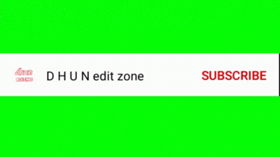 Green Screen With Shun Edit Zone Banner GIF