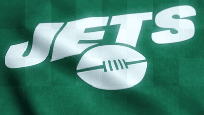 Green Shirt With Jets And Football GIF