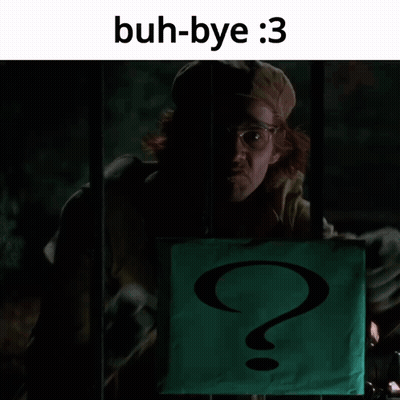 Green Sign Saying Buh-Bye GIF