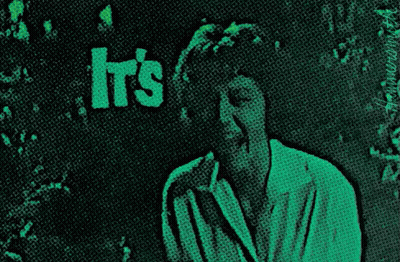 Green Sign Saying It's The Show GIF