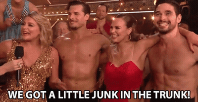 Green Sign Saying It's The Show GIF