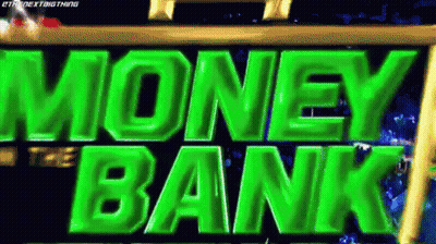 Green Sign Saying Money In The Bank GIF