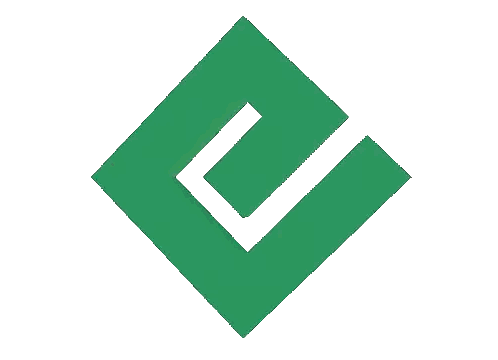 Green Square With White Arrow Sticker