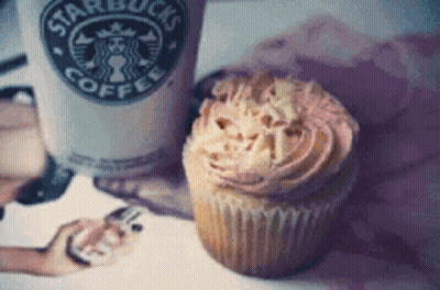 Green Starbucks Drink With Whipped Cream GIF