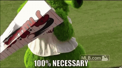 Green Stuffed Animal With MLB.com Logo GIF