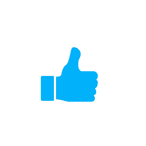 Green Thumbs Up Icon With Dots Sticker