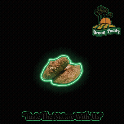 Green Toddy Logo Saying Taste The Nature With Us GIF