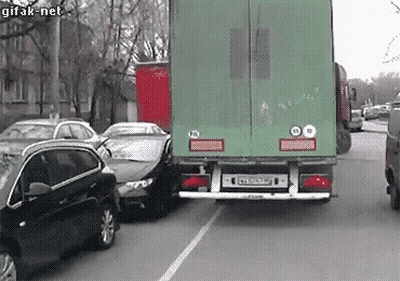 Green Truck With License Plate Starting With A GIF