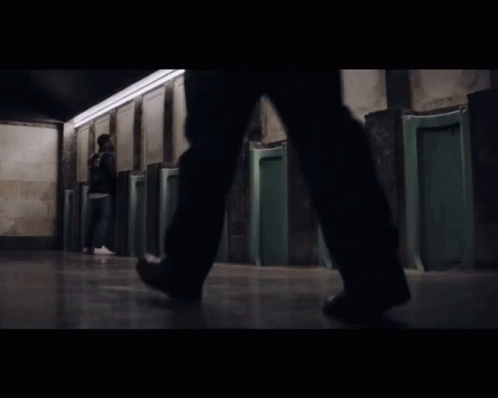 Green Urinals In Restroom GIF